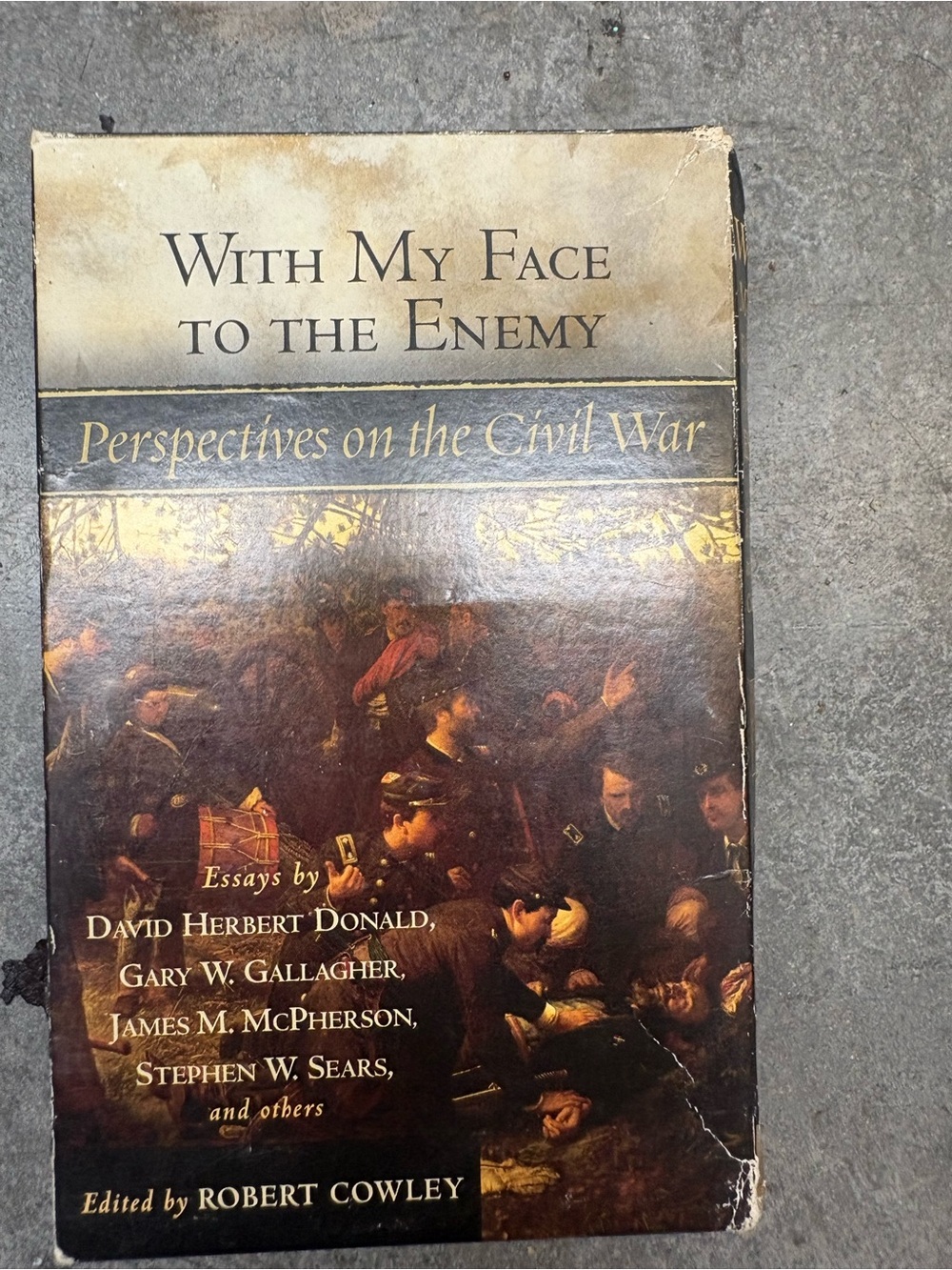 "With My Face to the Enemy: A Civil War Anthology" Book on Cassette Tape